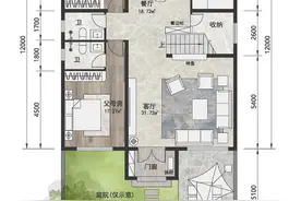 占地9.5mX12m别墅自建房（平面布局重构）（34）图片