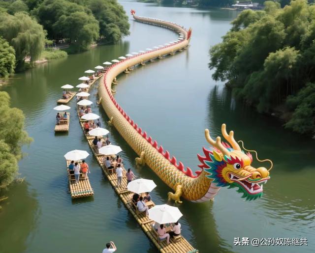 长泰竹排胜武夷？龙津溪水清见底：巨龙漂流兴无比，龙身两百米！