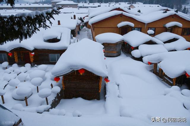 雪中的延边上演吉林版“冰雪奇缘”，这么玩才好。