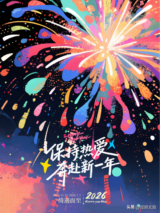 跨年狂欢不止一夜！来昆明带你从白天嗨到晚上，元旦超全活动指南来啦，嗨玩整个假期~