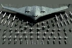 中美俄轰炸机载弹量对比：美国22吨，俄45吨，中国是多少？图片