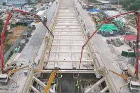 济南地铁建设“进度条”再刷新图片