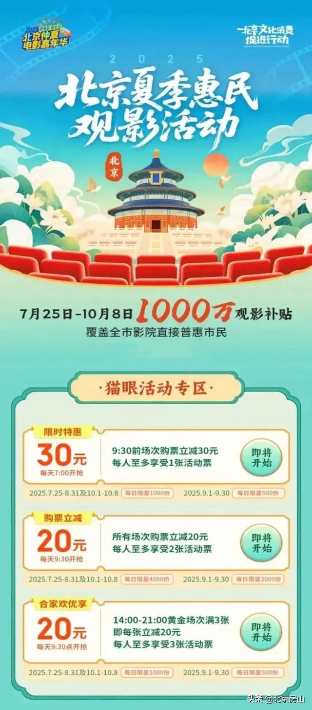 乐购房山 | 观影购——商圈+电影优惠活动扩容升级！
