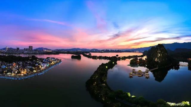 总要来一趟星湖吧，看一场浪漫无比的晚霞！
