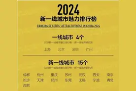 湖北城市等级划定：1个新一线城市，3个三线城市，8个四线城市图片