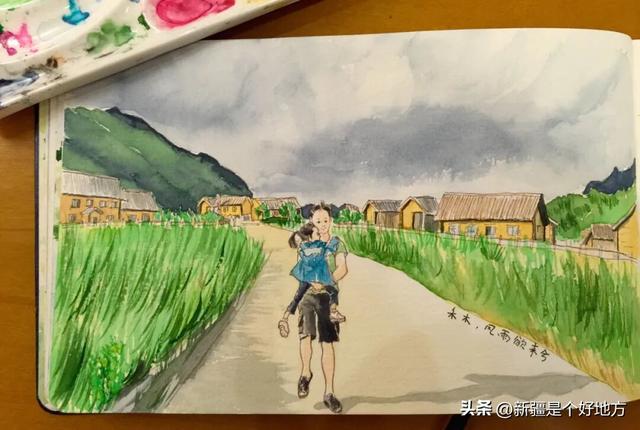 「游客说」“玩一趟新疆，我画了满满两本”