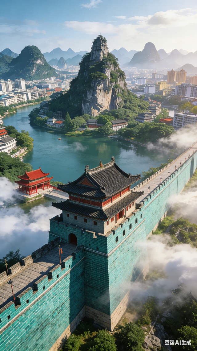 无双道龙赵小荣游记《 一笔祥龙行天下 》（一五一）独秀峰-王城