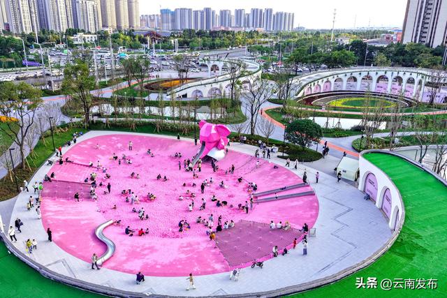 昆明巫家坝片区首个新建城市公园正式开放