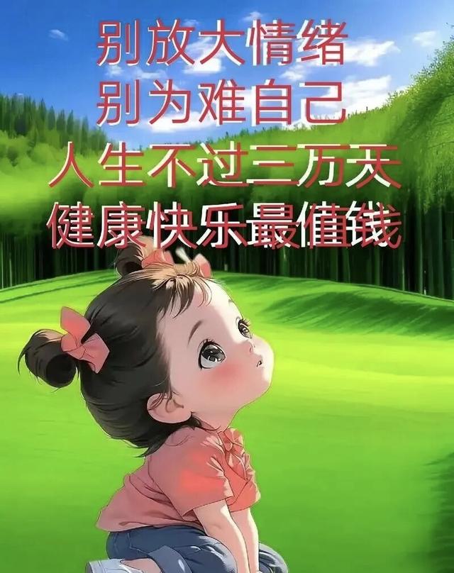 人生如海，有起有落，天空是你的，阳光同样也是你的，心情是自己