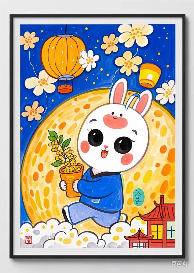 简笔画最全中秋节主题绘画＋绘画思路，张张创意满满！