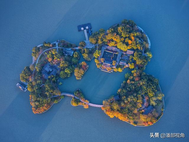 空中看蠡湖四时风光，尽显无锡大美山水之城