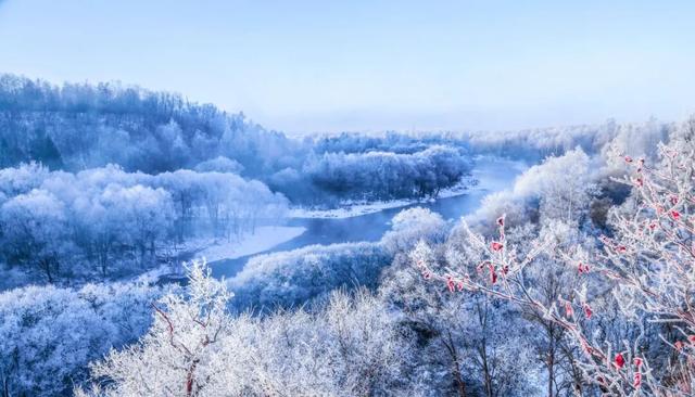 逊克县古纳温雾凇景区焕新升级