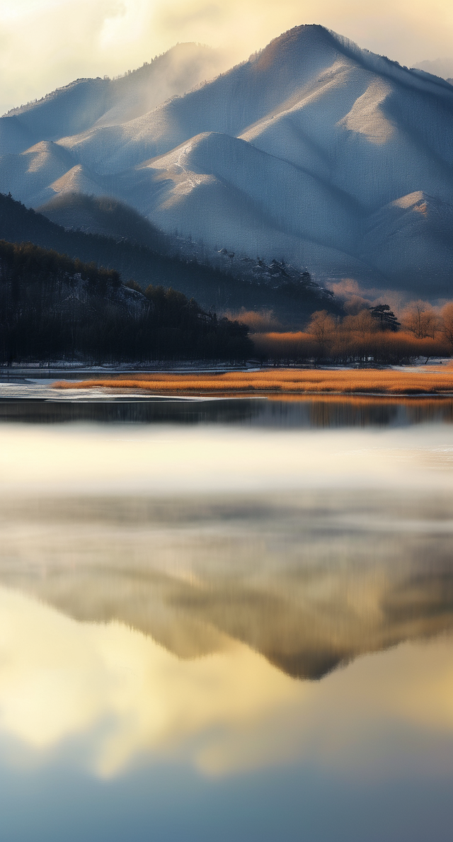 描述东北黑龙江牡丹江市镜泊湖