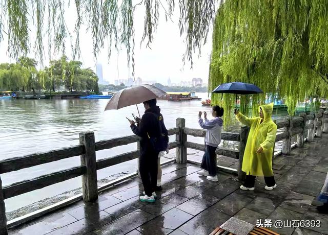 新华社原军事记者陶俊峰泉城美拍：《秋雨中游览大明湖》
