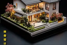 现代农村自建房，13X15米占地面积，乡村住宅最实用两层图片