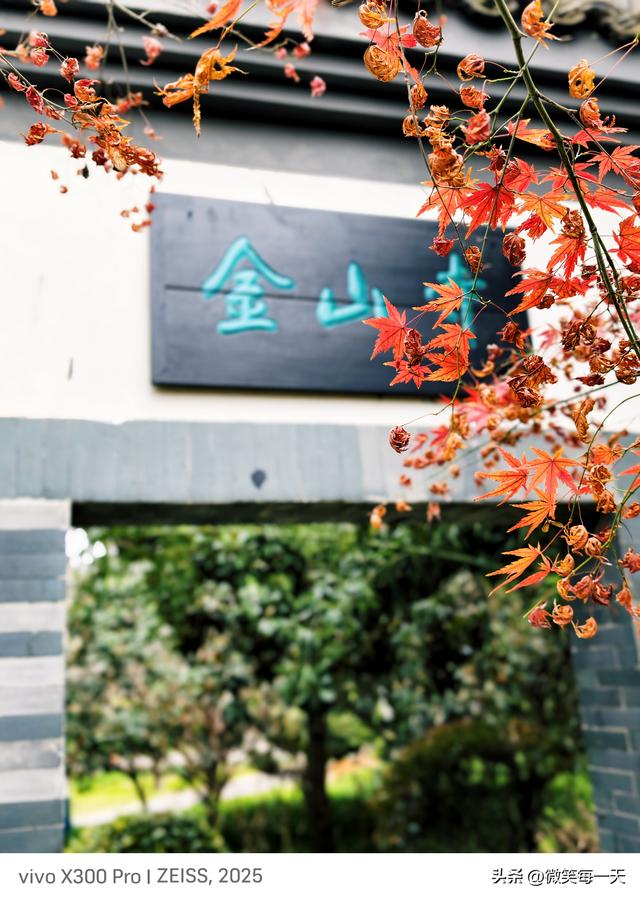 晨雾裹着秋香闯了金山寺，我在亭台里捡到一整个江南