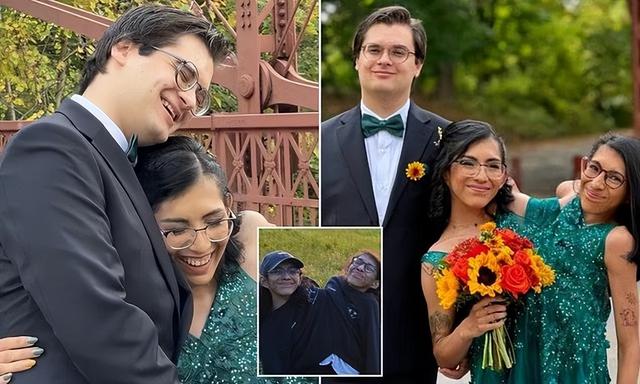 美国25岁连体双胞胎嫁同一男人？姐姐结婚，妹妹却称自己单身主义