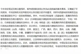 行测考不到60，根本考不上国考省级单位公务员，是这样的吗？图片