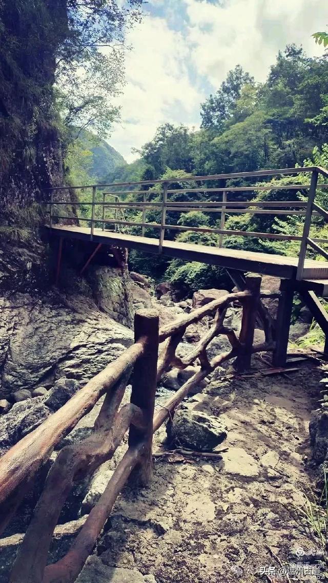 温州高山峡谷隐藏的小众秘境,驴友的瀑降宝藏地!雨后风光绝佳!