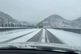 凝冻来袭！贵州这3处高速路段临时交通管制图片