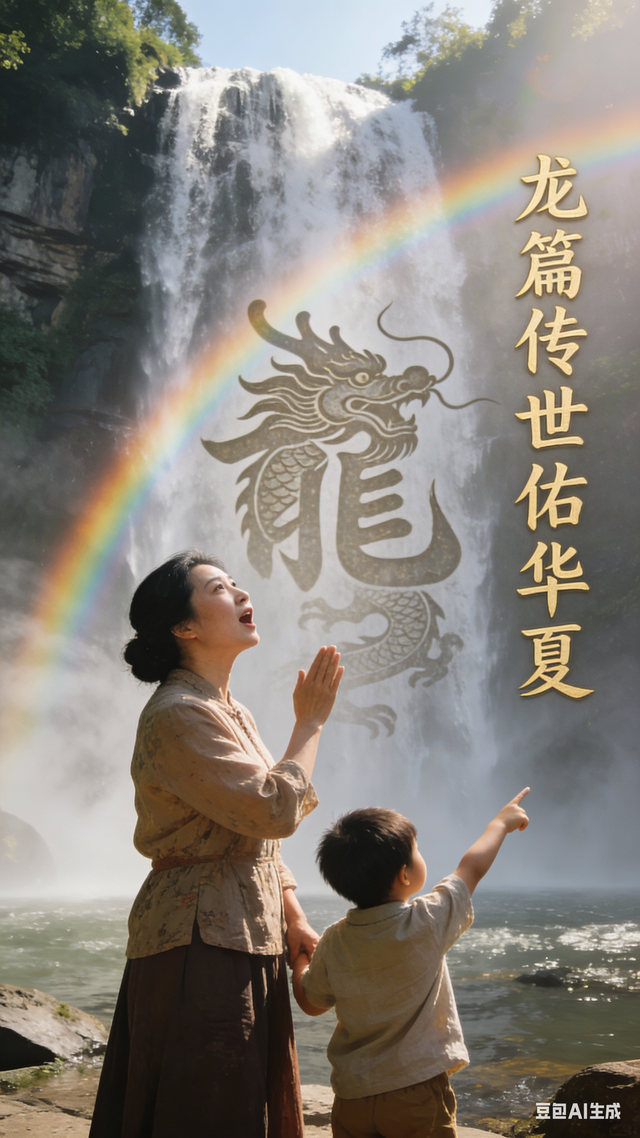 无双道龙赵小荣游记《 一笔祥龙行天下 》（一五四）德天跨国瀑布