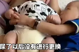 医生不建议男婴长时间用纸尿裤，可能引起成年后的不孕症图片