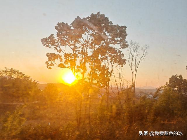 初冬时节，从北方来到了河源