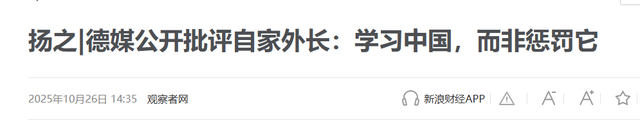 边反华边求稀土技术？德外长闯祸后主动来电，王毅接通只讲一件事