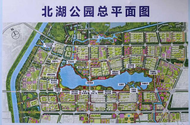 黄河：天门的北湖公园