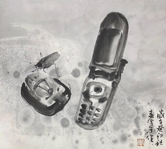 一组充满生活气息的水墨小品画，勾起了多少人的回忆