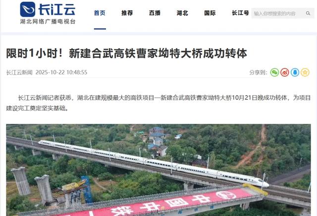 霸屏央视！全国聚焦麻城这座特大桥 “优雅转身”