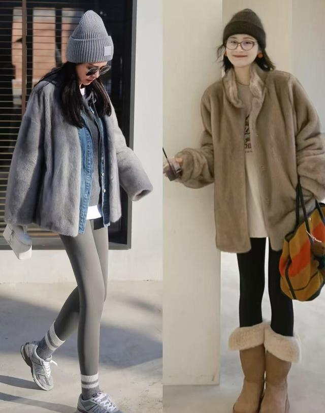 降温啦，“鲨鱼裤”今年冬天火爆了，中年女人这样穿时髦又显瘦！