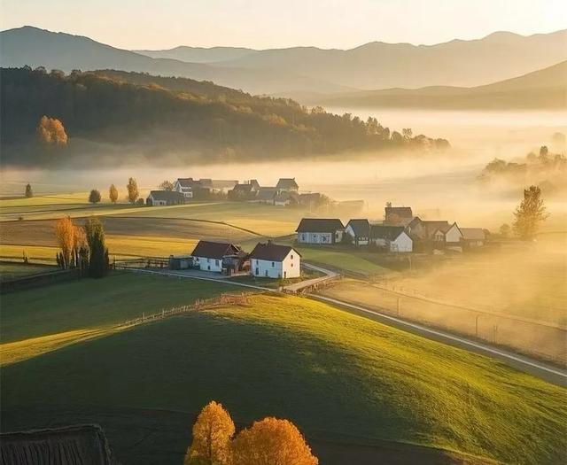 遇见,深秋的田野
