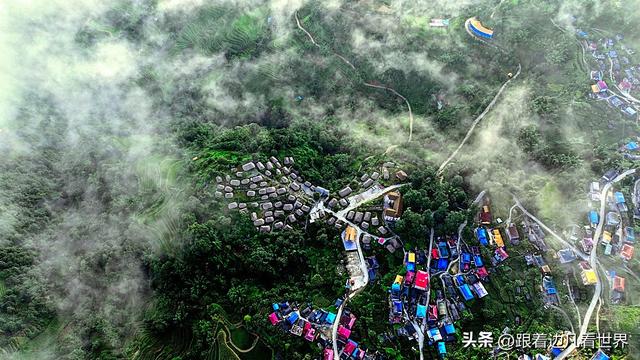 《西双版纳 澜沧行》左都佤山梯田云雾：天地间的水墨长卷