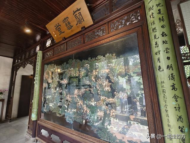 临近国庆，在还很闷热的天气里，游览市内现存最大的园林拙政园