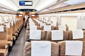 震惊！网友曝光高铁座椅脏乱，官方竟称半年洗一次！引公众热议！图片