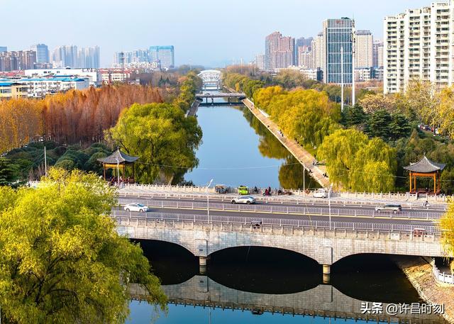 清潩河畔冬韵浓