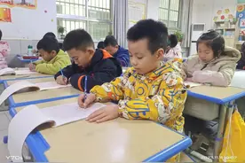 笔尖飞扬 书写成长——记临渭区胜利小学活动中心硬笔书法课程图片