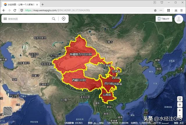 红旗河西部水利工程“藏水入疆”主线示意图