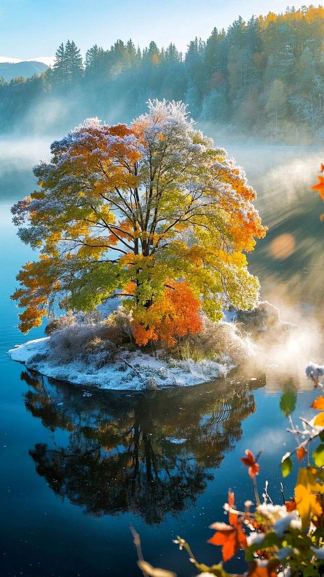 秋意浓时，山河变色，情到深处，层林尽染。治愈系秋天美景