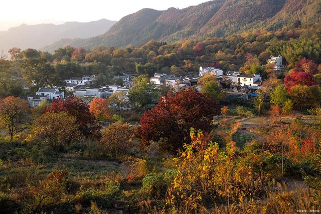皖南山区最美最迷人的秋色，说它是神仙画的一点都不为过