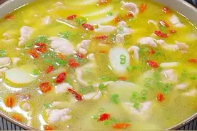 山药肉片汤:滋补养生的美味选择图片