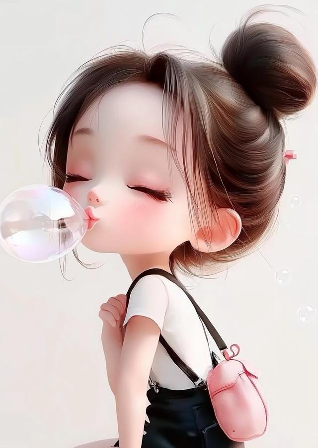 头像‖泡泡女孩