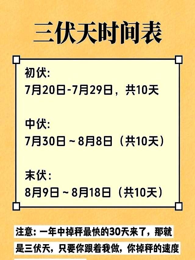 瘦，身建议：三伏天请每天做这些瘦身步骤，这5个时间点发胖最猛