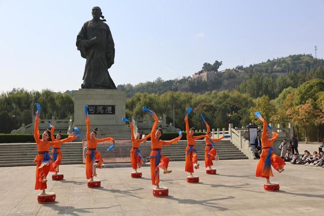 千年韩城韵，国庆非遗行：陕文投韩城公司助力司马迁祠景区5A创建