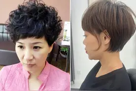 “大妈发型”有多暴露老态？看完3组对比就知道，年纪越大越油腻图片