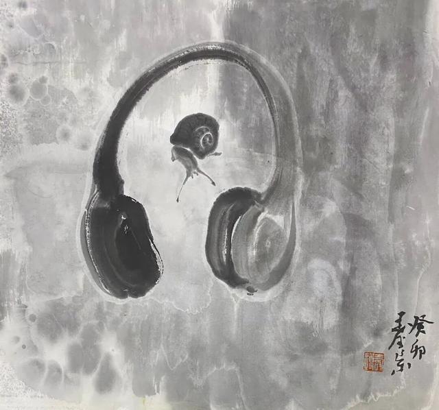 一组充满生活气息的水墨小品画，勾起了多少人的回忆