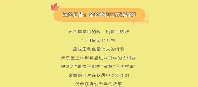央视推介最美赏秋地索道9.9+门票0元购，20天限时，岳阳走起！