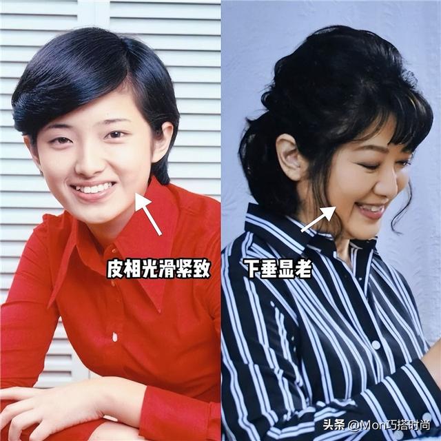 都是60岁左右，看了赫本，再看山口百惠：才明白“骨相”的重要性