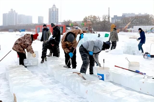 【组图】梦幻冰雪，魔幻世界——佳木斯冰雪大世界开工建设